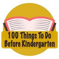 1000 Books 100 Things To Do Before Kindergarten Badge